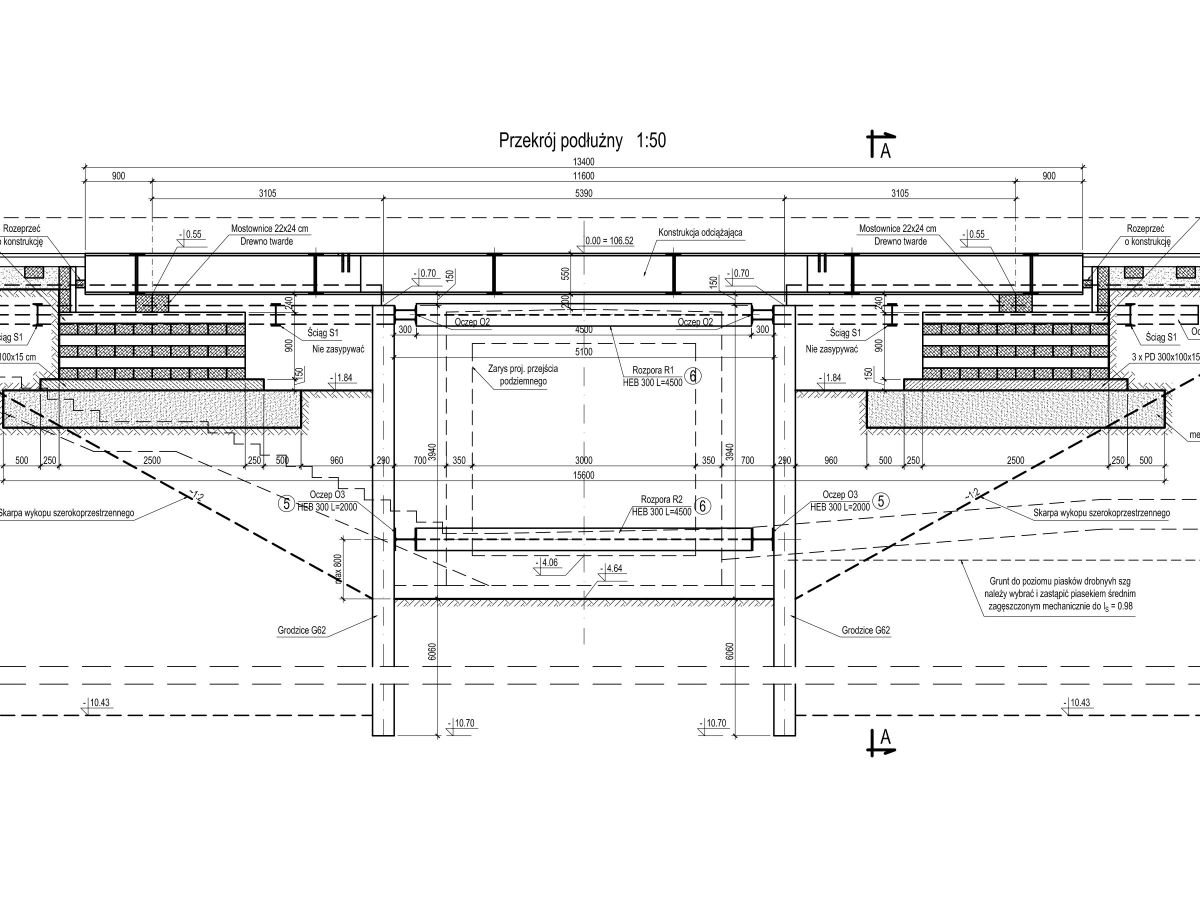 Projekt Montażu Konstrukcji Odciążającej i Zabezpieczenia&nbsp;Wykopu