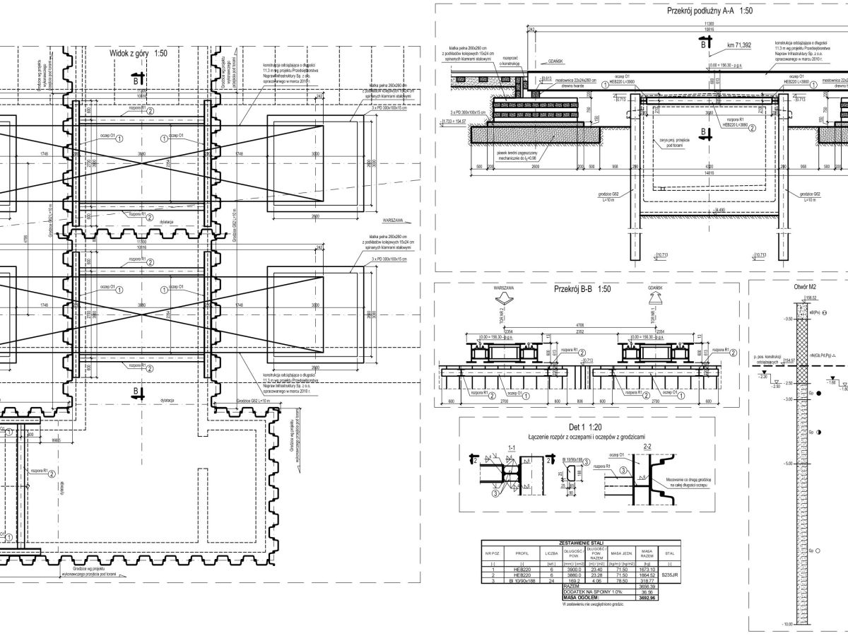 Projekt Montażu Konstrukcji Odciążającej i Zabezpieczenia&nbsp;Wykopu