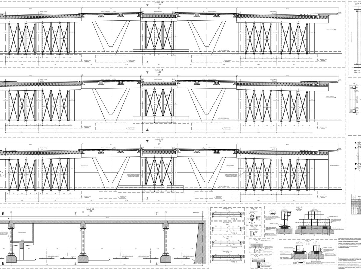 Podpory Tymczasowe Wiaduktu Nad Linią Średnicową&nbsp;PKP